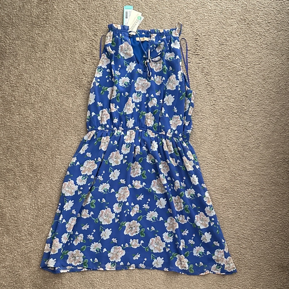Skies Are Blue Floral Kids Dress